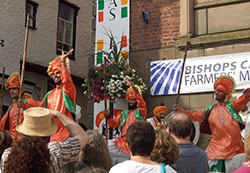 Bangra dancers at the Michaelmas Fair 2008